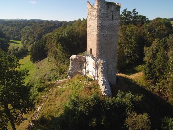 Ruine Montagny, Kanton Fribourg